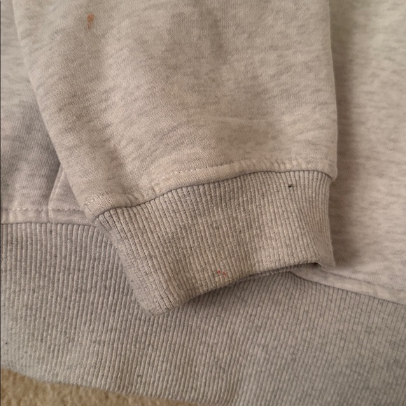 White Fox Boutique Gray Hoodie with Pink Logo - S/M size - Picture 6 of 7